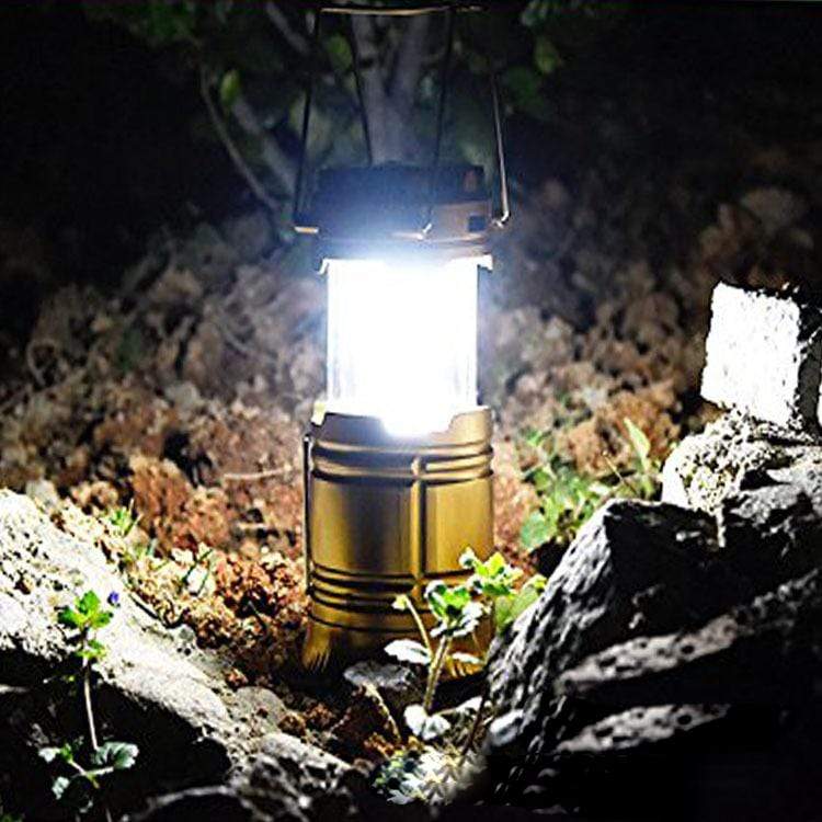 Gadget Gerbil LED Rechargable Solar Camping Lantern