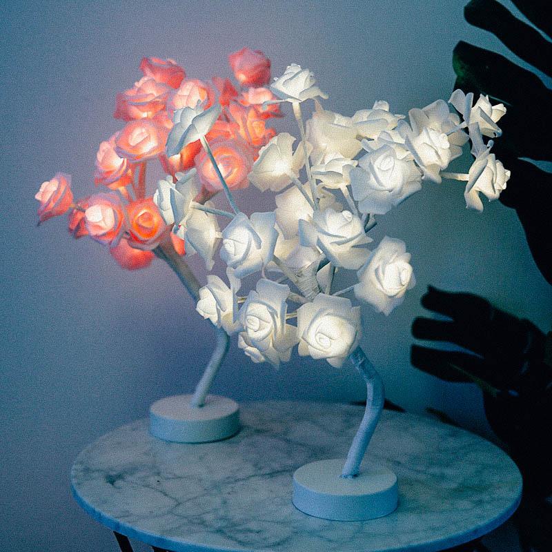 Gadget Gerbil LED Rose Flower Tree