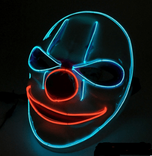 Gadget Gerbil LED Scary Clown Mask
