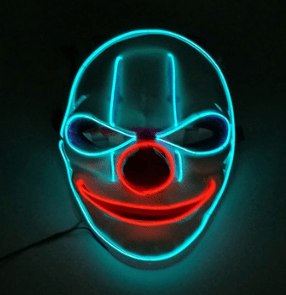 Gadget Gerbil LED Scary Clown Mask
