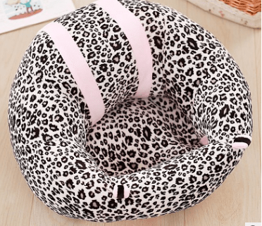 Gadget Gerbil Leopard powder Baby Sitting Support Plush Sofa Seat