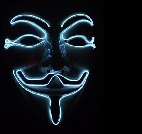 Gadget Gerbil light blue / A New LED Guy Fawkes Mask