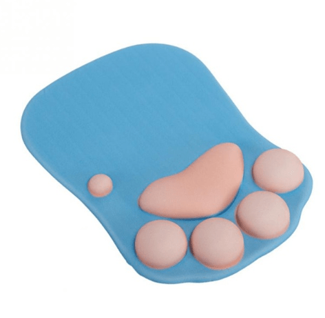 Gadget Gerbil Light blue Cat Paw Mousepad