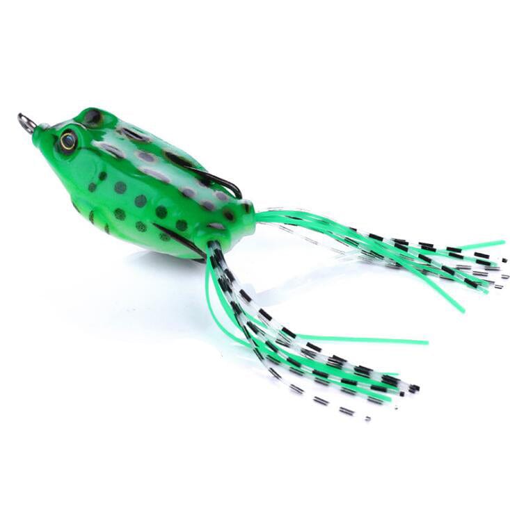 Gadget Gerbil Light green 1 / 10pcs Frog Shaped Fishing Lure