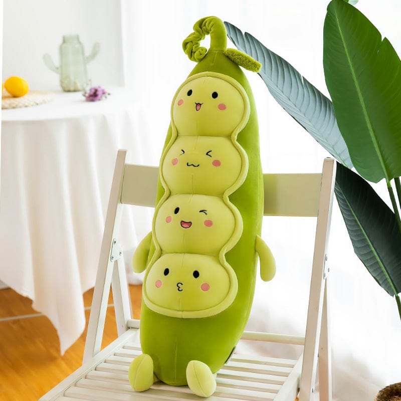 Gadget Gerbil Light green / 140cm Peas Plush Pillow Toy