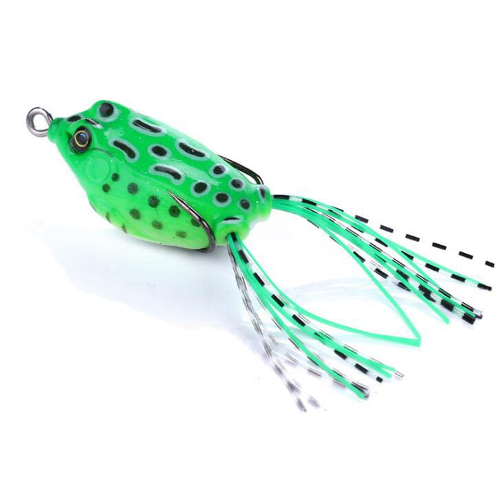Gadget Gerbil Light green / 3pcs Frog Shaped Fishing Lure