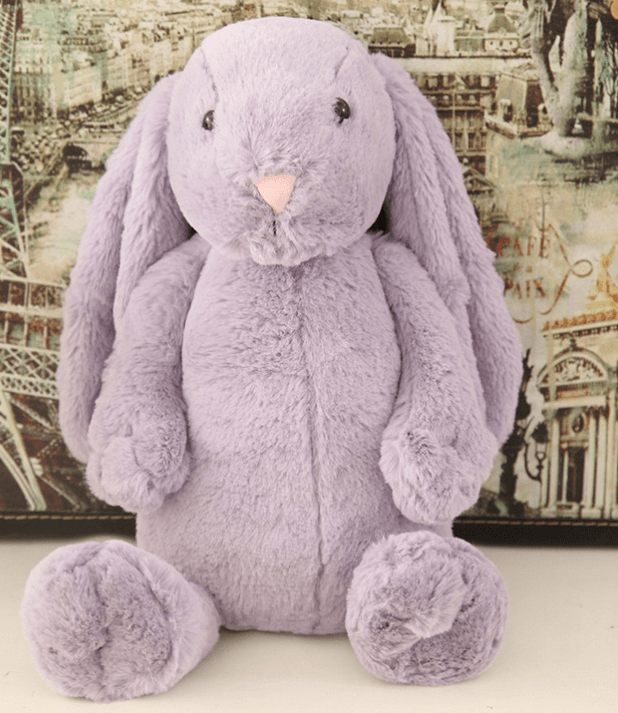 Gadget Gerbil Light Purple Long Eared Rabbit Plush Toy