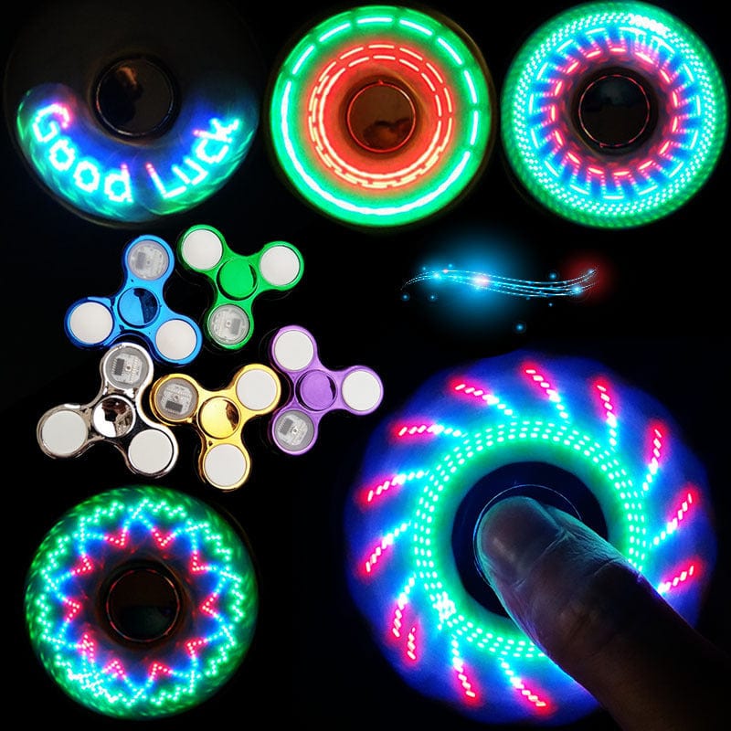 Gadget Gerbil Luminous LED Light Fidget Spinner
