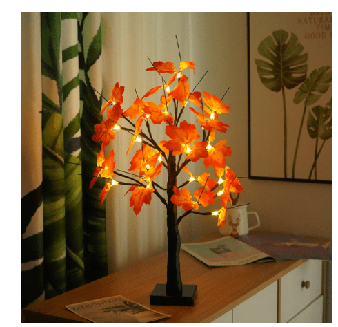 Gadget Gerbil Maple Leaf Tree LED Lamp