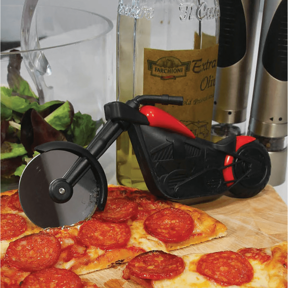 Gadget Gerbil Motorcycle Pizza Cutter