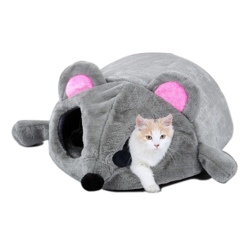 Gadget Gerbil Mouse Shaped Cat Bed