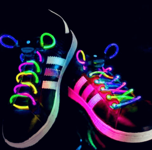 Gadget Gerbil Multicolor Light Up LED Shoelaces