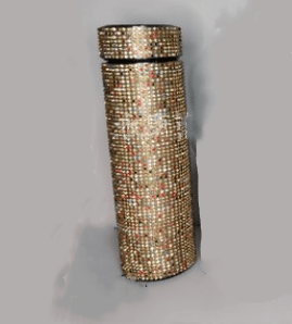 Gadget Gerbil Multicolored Diamond / 500ml Rhinestone Thermos Bottle