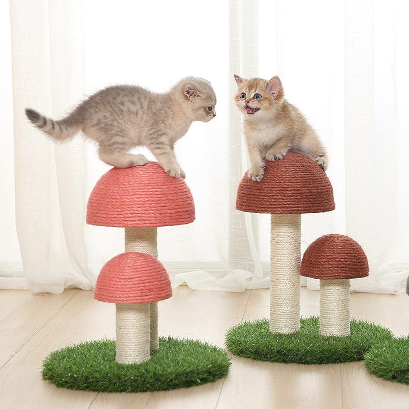 Gadget Gerbil Mushroom Shaped Cat Scratching Posts
