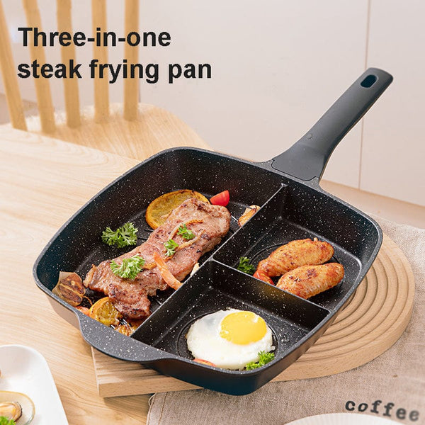 Gadget Gerbil Non-Stick 3-In-1 Master Frying Pan