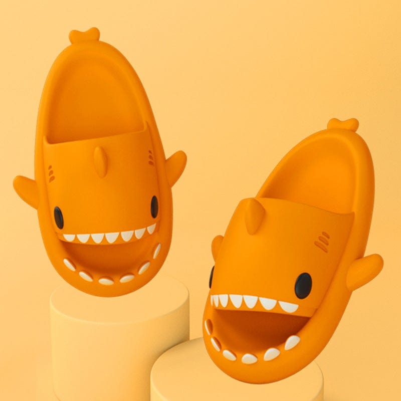 Gadget Gerbil Orange / 36or37 Children's Slippers Tide Indoor And Outdoor Funny Shark Slippers