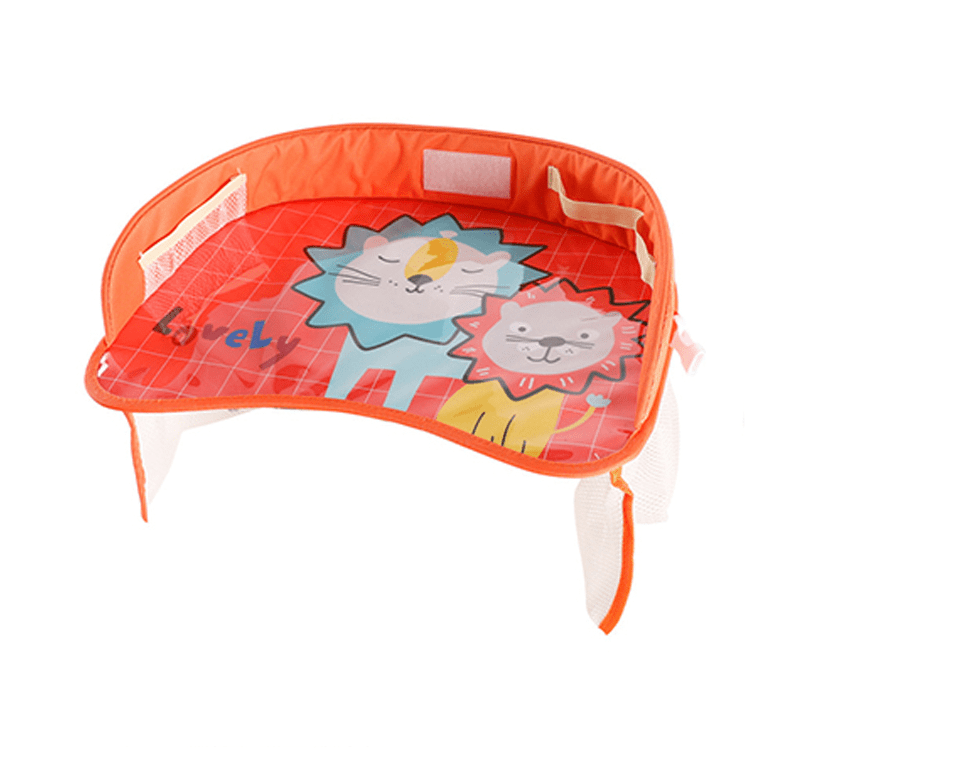 Gadget Gerbil Orange Baby car seat tray table