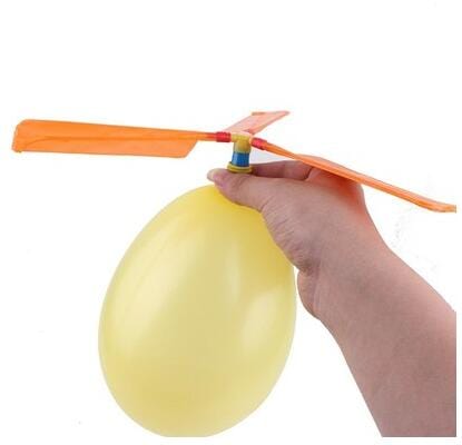 Gadget Gerbil Orange Balloon Flying Helicopter Toy