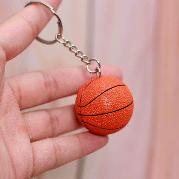 Gadget Gerbil Orange Basketball Keychain