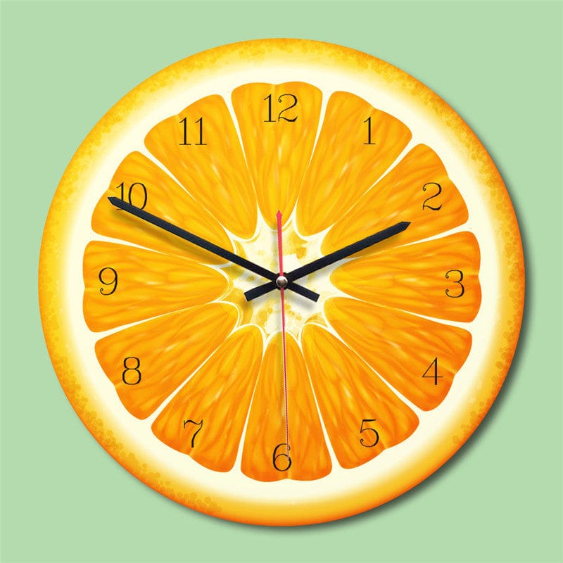 Gadget Gerbil Orange Fruit Wall Clock
