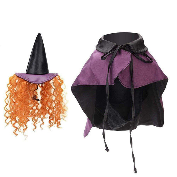 Gadget Gerbil Orange Hair Purple Witch Dog Costume