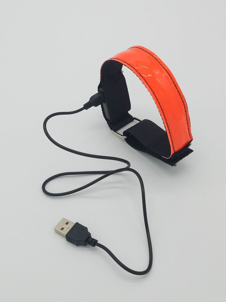 Gadget Gerbil Orange LED Night Running Armband