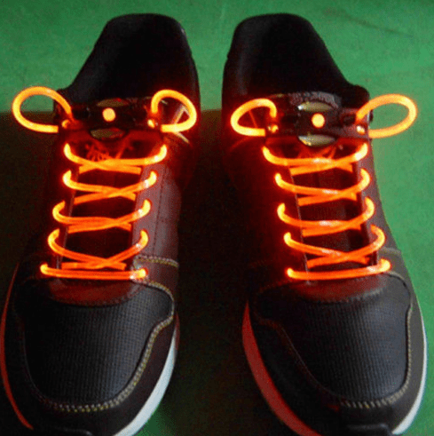 Gadget Gerbil Orange Light Up LED Shoelaces