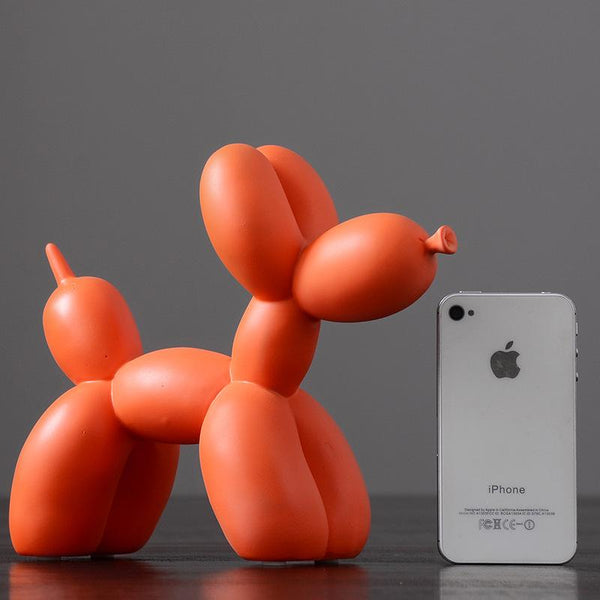 Gadget Gerbil Orange Resin Balloon Dog Decoration