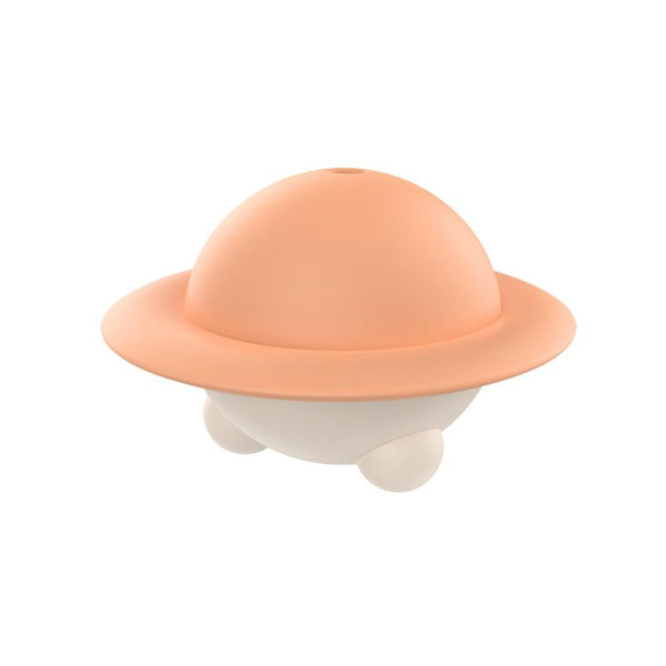 Gadget Gerbil Orange Saturn Shaped Silicone Ice Sphere Mold