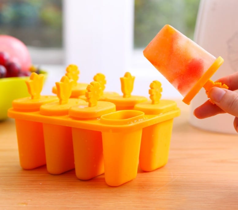 Gadget Gerbil Orange / Square Square Circular Popsicle Mold