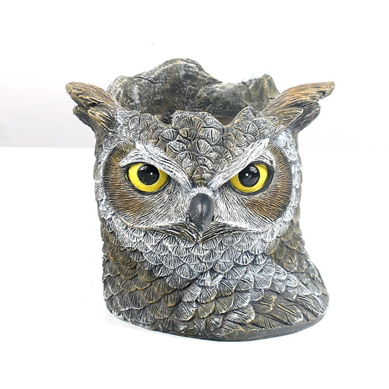 Gadget Gerbil Owl Head Succulent Flower Pot