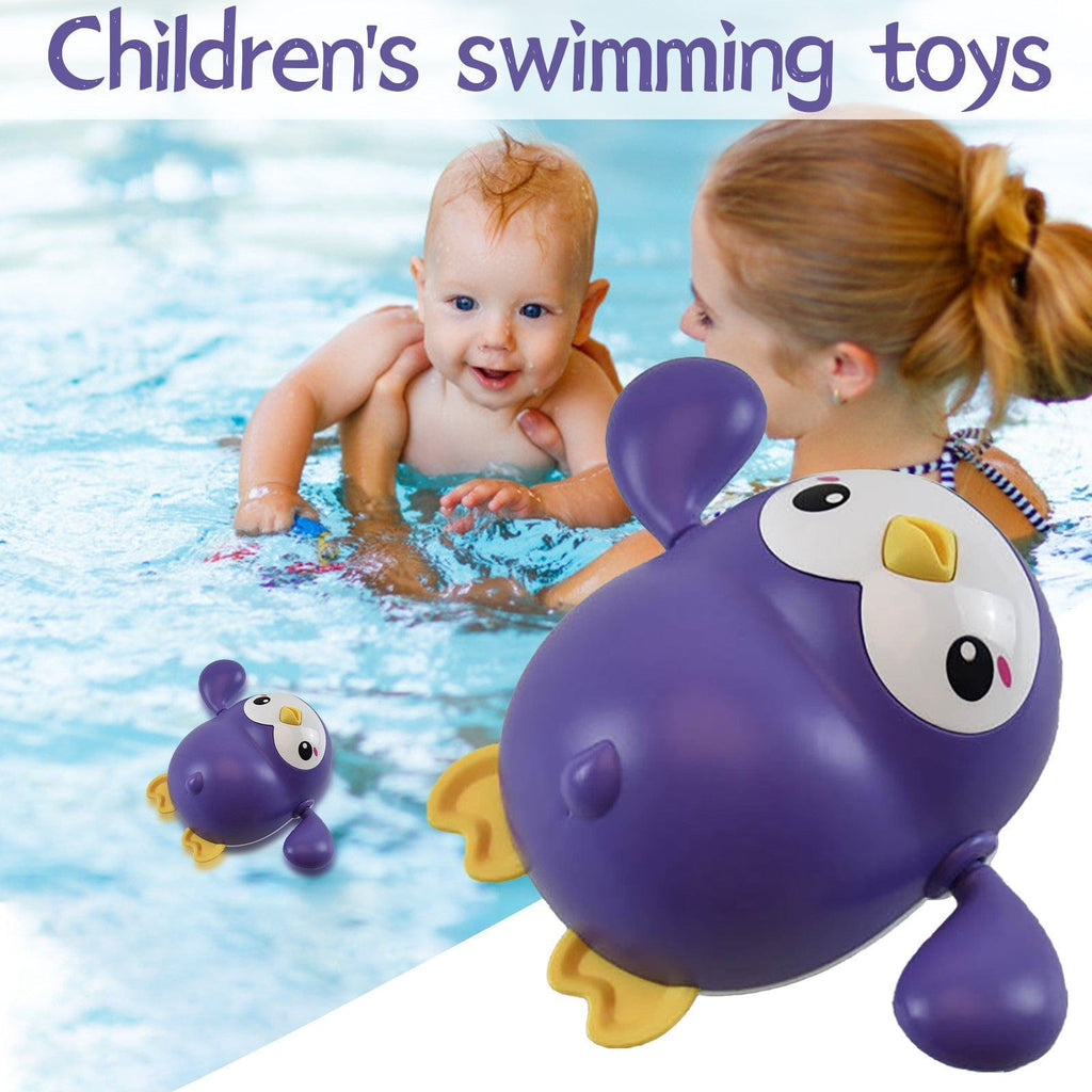 Gadget Gerbil Penguin Swimming Baby Bath Toy