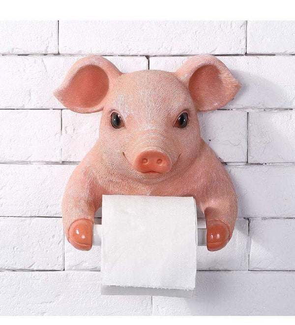 Gadget Gerbil Pig Toilet Paper Holder