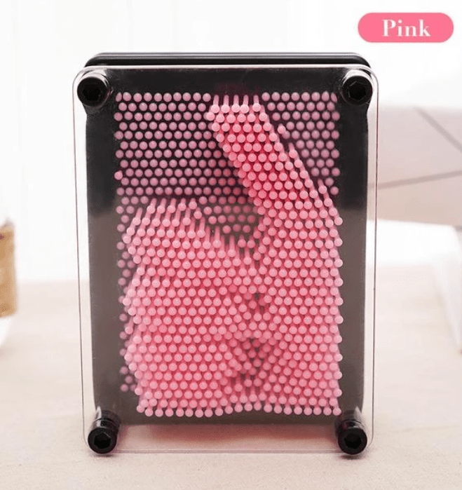 Gadget Gerbil Pink / 15X20CM Pin Point Impression 3D Sculpture Frame