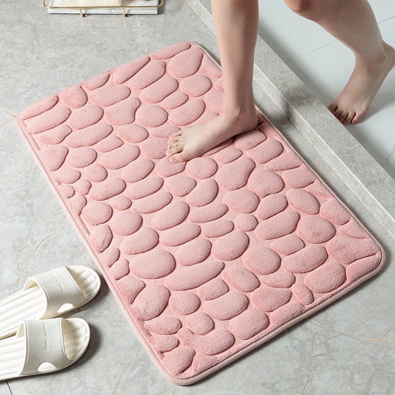 Gadget Gerbil Pink / 40*60cm Cobblestone Bathroom Mat