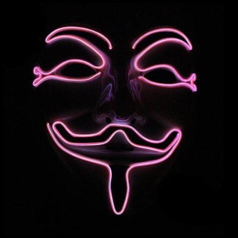 Gadget Gerbil pink / A Vendetta LED Mask