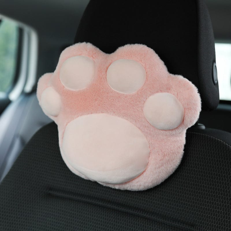 Gadget Gerbil Pink Headrest Paw Car Seat Headrest Neck Pillow