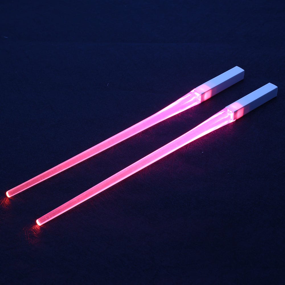 Gadget Gerbil Pink LED Glowing Chopsticks