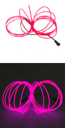 Gadget Gerbil Pink LED Scary Clown Mask