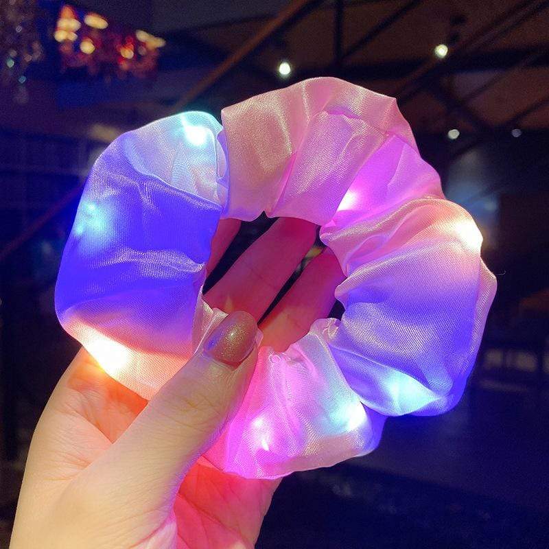Gadget Gerbil Pink LED Scrunchies