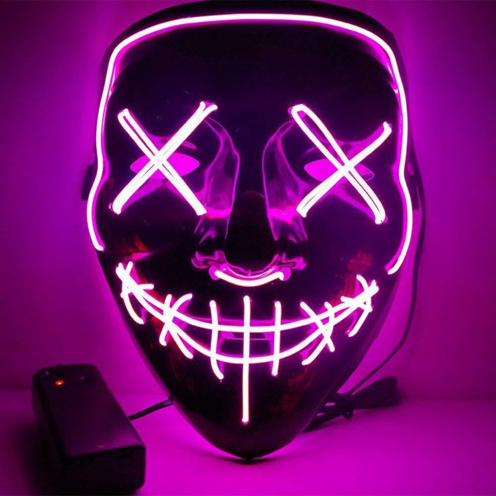 Gadget Gerbil Pink Light Up LED Purge Mask