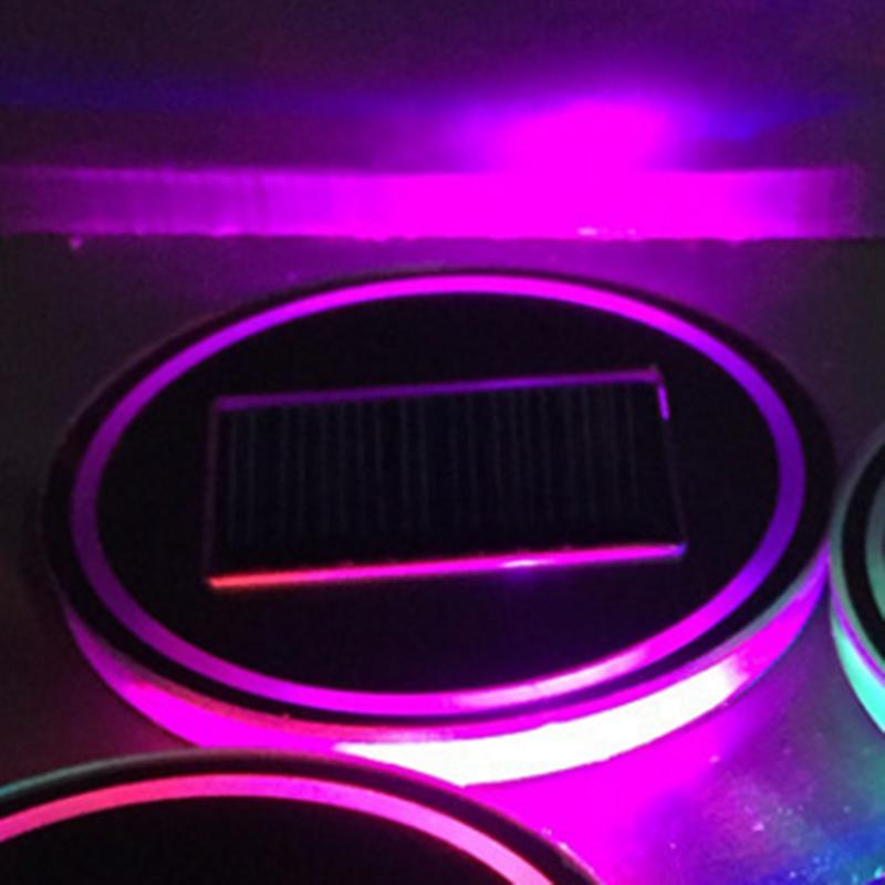 Gadget Gerbil Pink / M Solar Powered LED Cup Holder Lights