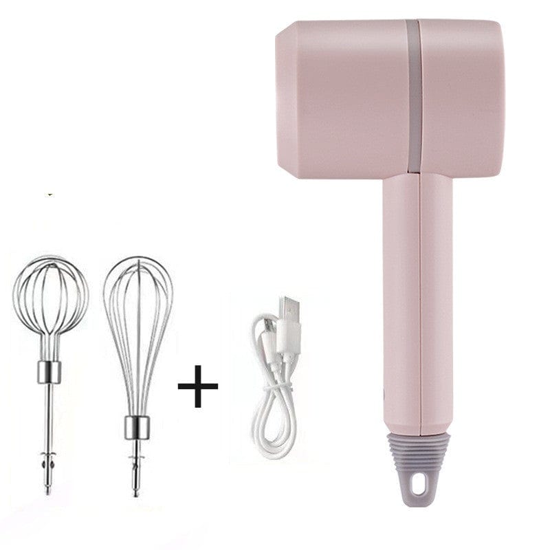 Gadget Gerbil Pink / USB Portable Electric Rechargeable Wireless Food Mixer