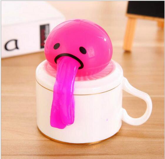 Gadget Gerbil Pink Vomiting Egg Yolk Toy