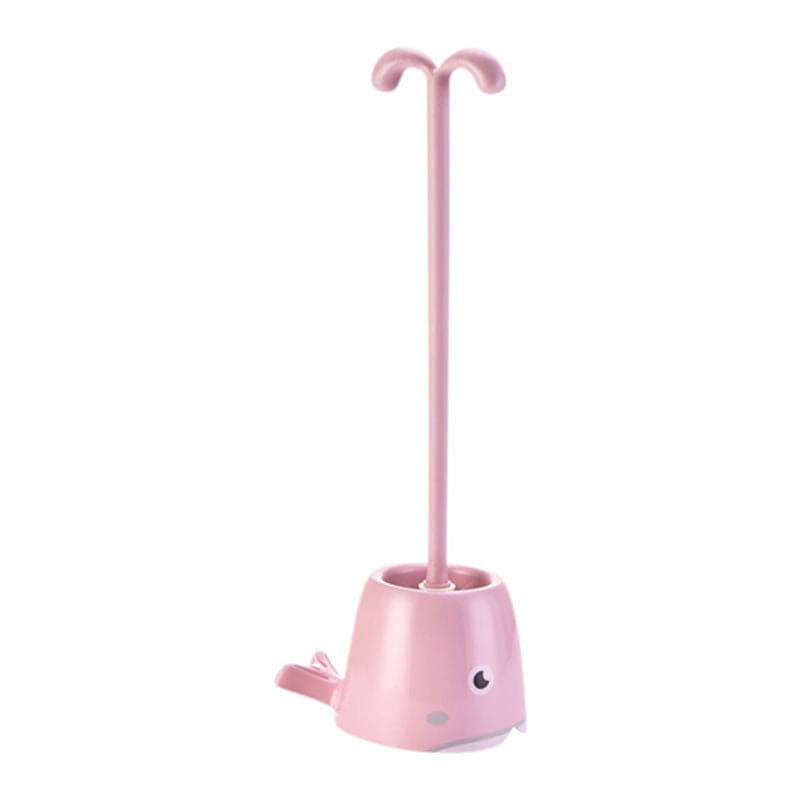 Gadget Gerbil Pink Whale Toilet Bowl Brush