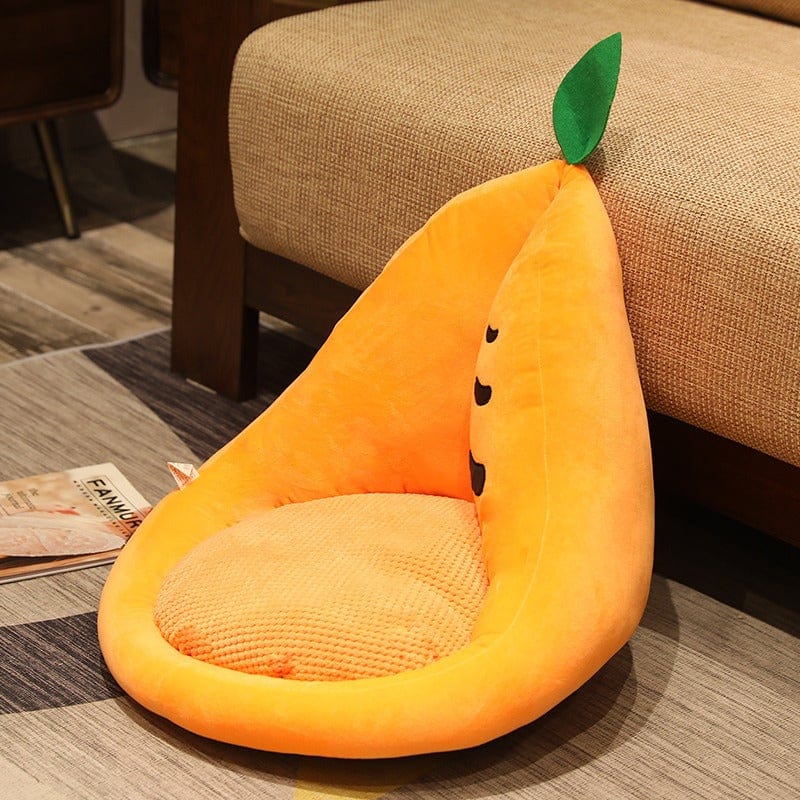Gadget Gerbil Plush Carrot Seat Cushion