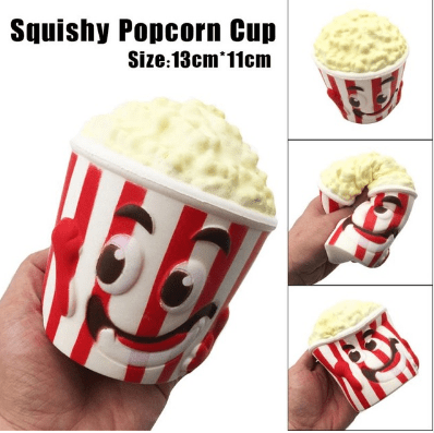 Gadget Gerbil Popcorn Squishy Toy