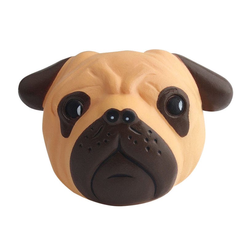 Gadget Gerbil Pug Head Squishy Toy