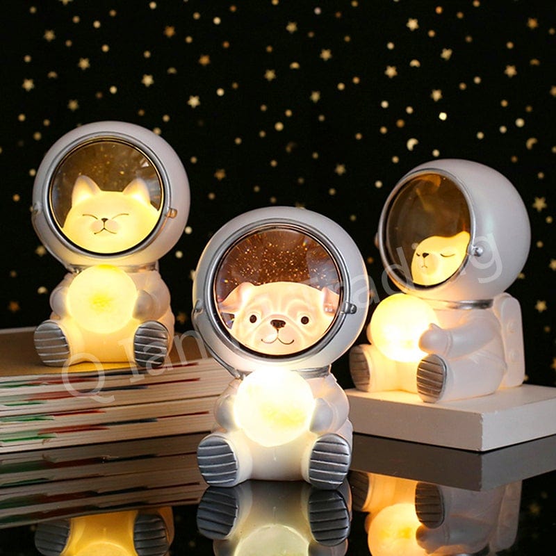 Gadget Gerbil Puppy Astronaut Starry Sky Night Light