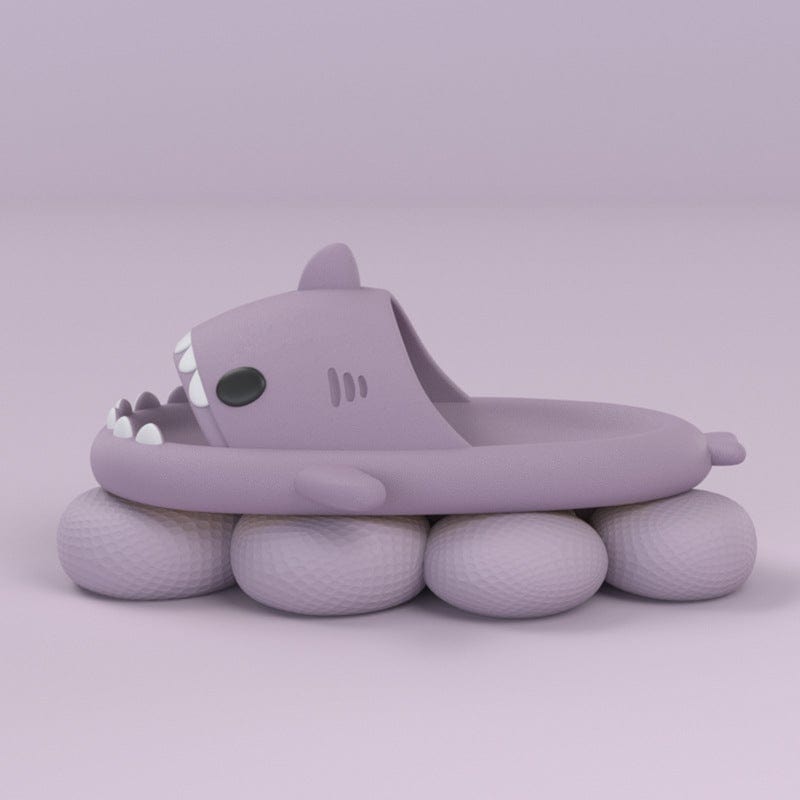 Gadget Gerbil Purple / 40or41 Children's Slippers Tide Indoor And Outdoor Funny Shark Slippers